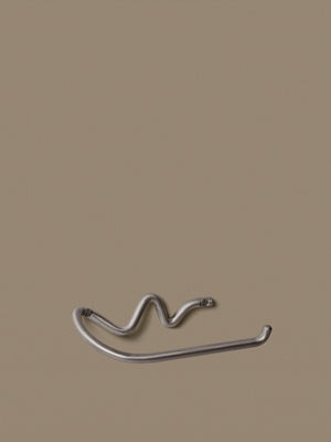 ferm LIVING Curvature Toilet Paper Holder – Stainless Steel