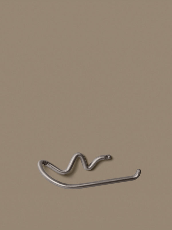 ferm LIVING Curvature Toilet Paper Holder – Stainless Steel