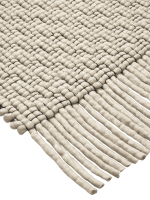 ferm LIVING Udo Rug 170 x 240 cm – Off-white / Black