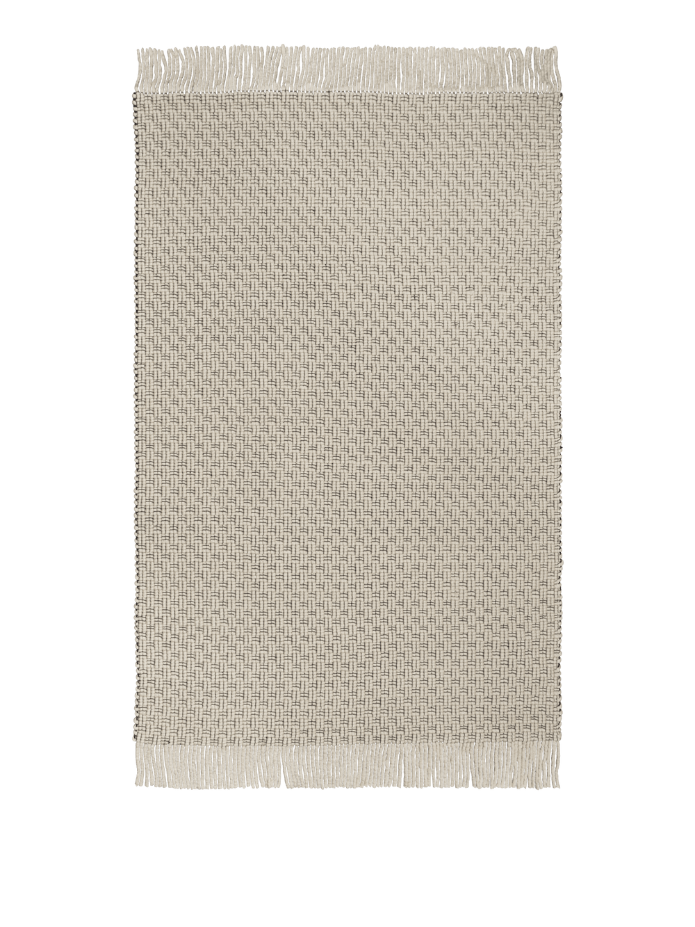 ferm LIVING Udo Rug 200 x 300 cm – Off-white / Black