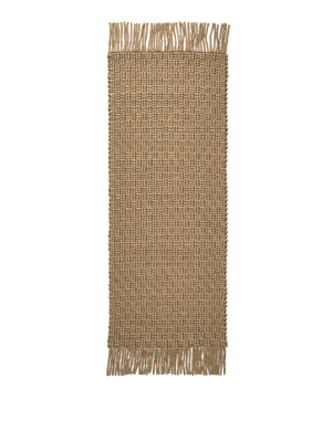 ferm LIVING Udo Runner 80 x 200 cm – Tan / Black