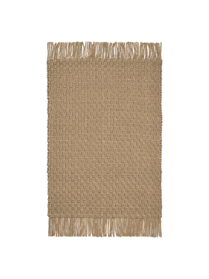 ferm LIVING Udo Rug 170 x 240 cm – Tan / Black