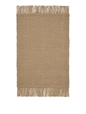 ferm LIVING Udo Rug 200 x 300 cm – Tan / Black