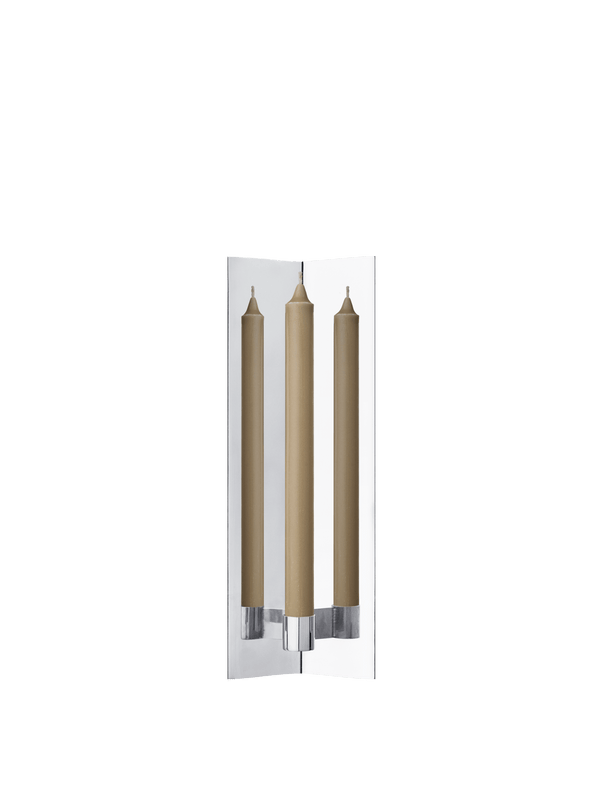 ferm LIVING Eddy Wall Candle Holder – Mirror Polished