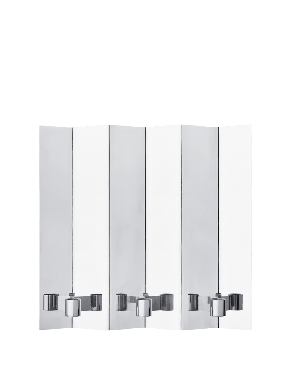 ferm LIVING Eddy 3 Wall Candle Holder – Mirror Polished