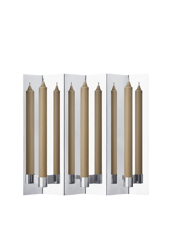 ferm LIVING Eddy 3 Wall Candle Holder – Mirror Polished