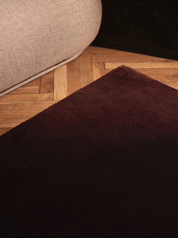 ferm LIVING Stille Tufted Runner 80 x 200 cm – Dark Pecan