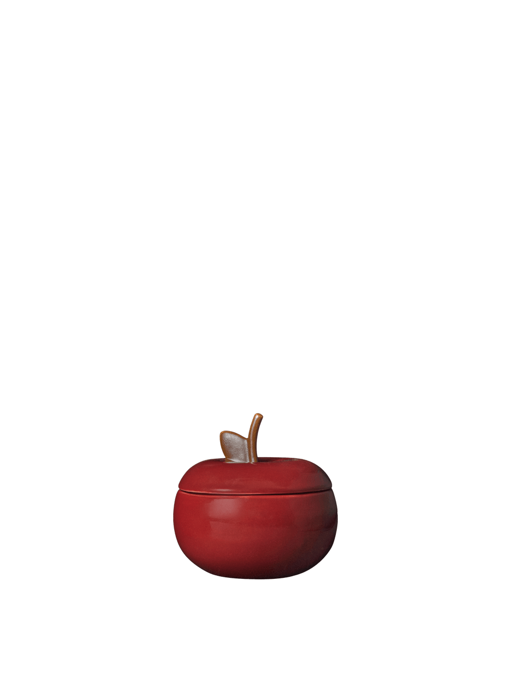 ferm LIVING Apple Ceramic Container Ø9.5 – Deep Red
