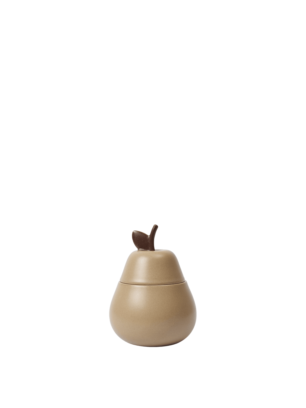 ferm LIVING Pear Ceramic Container – Cashmere