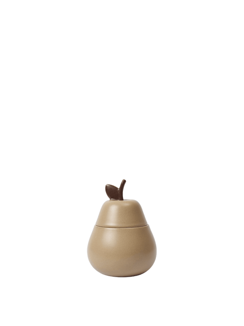 ferm LIVING Pear Ceramic Container – Cashmere