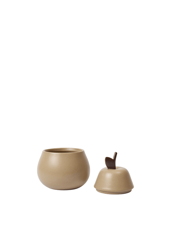 ferm LIVING Pear Ceramic Container – Cashmere