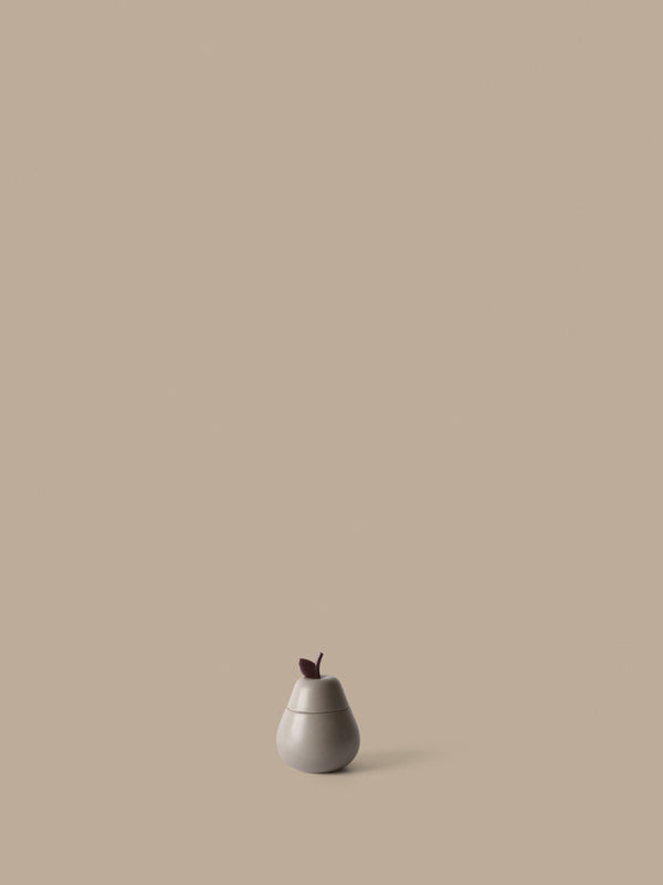 ferm LIVING Pear Ceramic Container – Cashmere