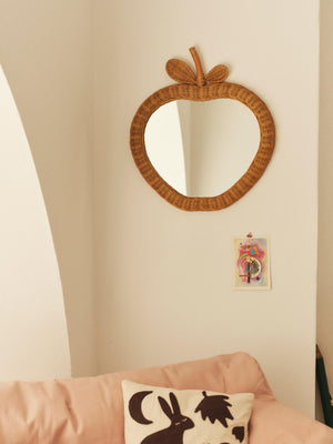 ferm LIVING Apple Braided Mirror – Natural