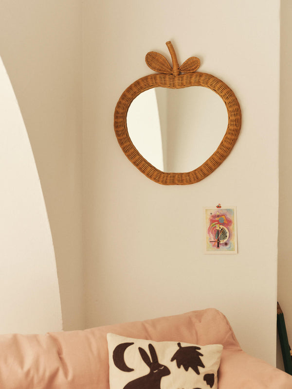 ferm LIVING Apple Braided Mirror – Natural