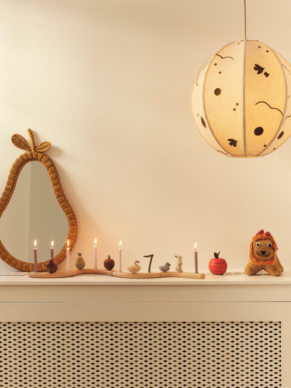 ferm LIVING Pear Braided Mirror – Natural