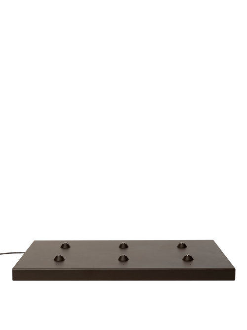 ferm LIVING Charging Tray 6 Lamps – Dark Chocolate