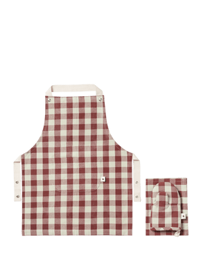 ferm LIVING Bothy Kids Kitchen Set – Cinnamon / Grey Green