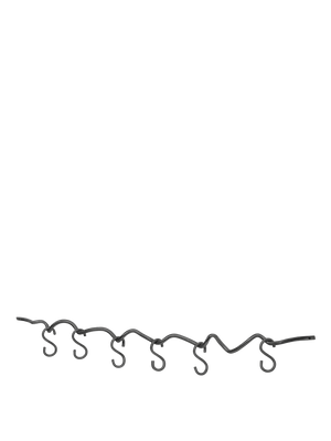 ferm LIVING Curvature Hanging Rail – Black Brass