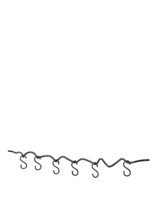 ferm LIVING Curvature Hanging Rail – Black Brass
