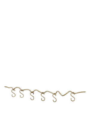 ferm LIVING Curvature Hanging Rail – Brass
