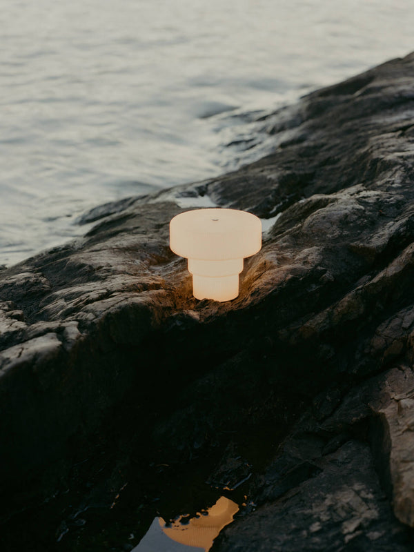 ferm LIVING Ripple Portable Lamp H16.5 cm