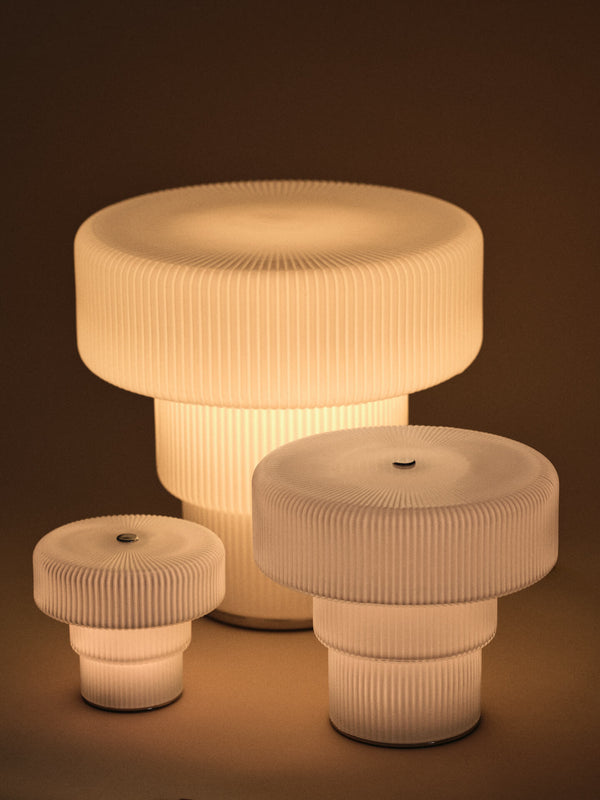 ferm LIVING Ripple Portable Lamp H16.5 cm