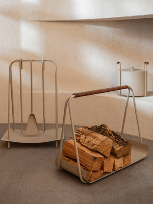 ferm LIVING Port Wood Basket – Cashmere