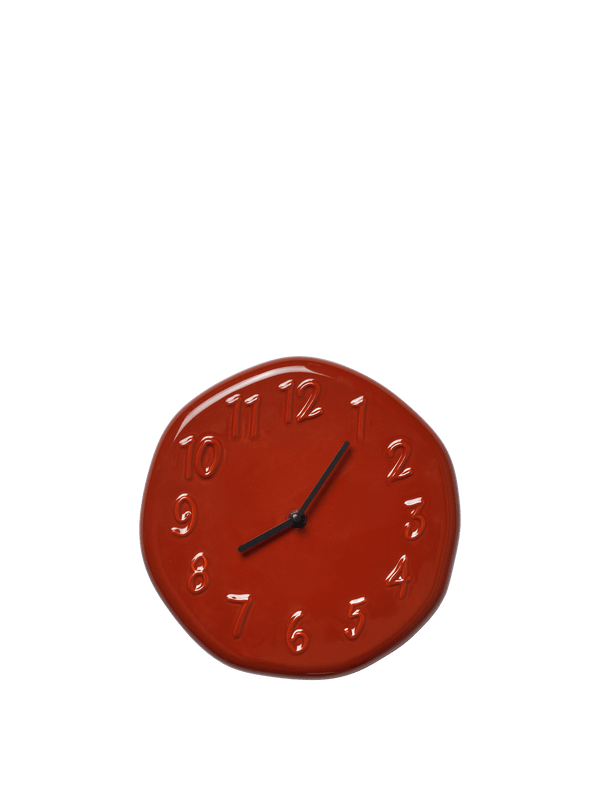 ferm LIVING Loopi Wall Clock – Baked Clay