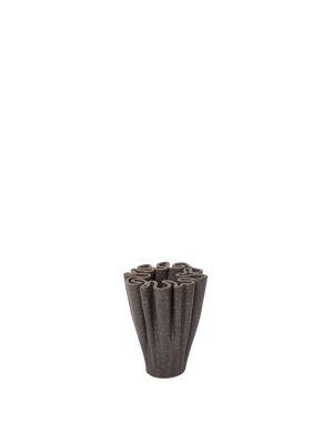 ferm LIVING Dedali Vase H11 cm – Dark Brown