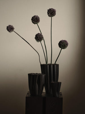 ferm LIVING Dedali Vase H11 cm – Dark Brown