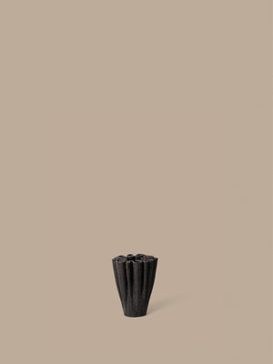 ferm LIVING Dedali Vase H11 cm – Dark Brown