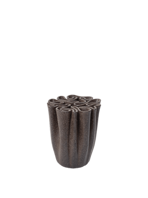 ferm LIVING Dedali Vase H18 cm – Dark Brown