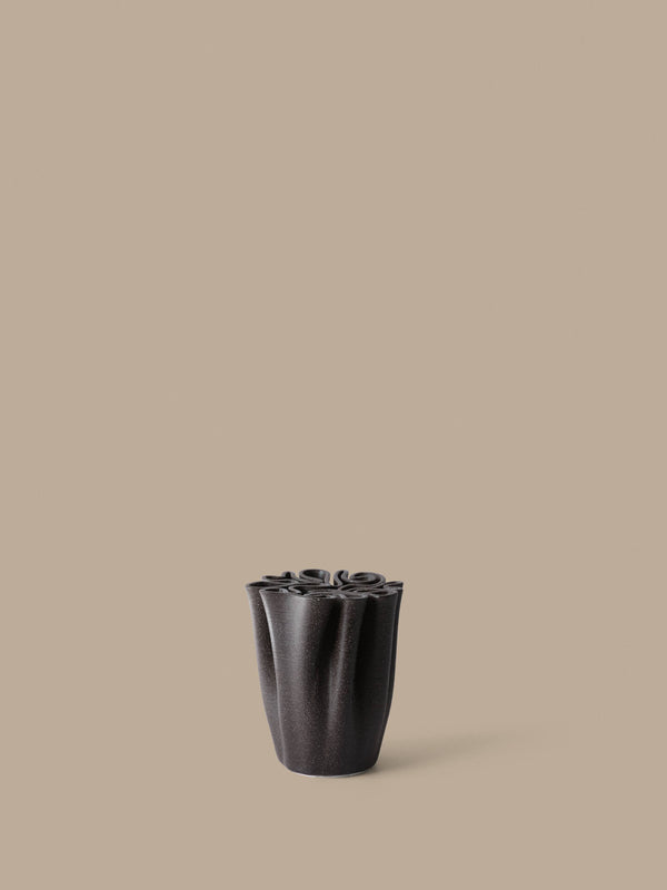 ferm LIVING Dedali Vase H18 cm – Dark Brown