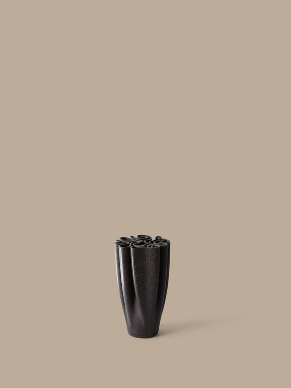 ferm LIVING Dedali Vase H25 cm – Dark Brown