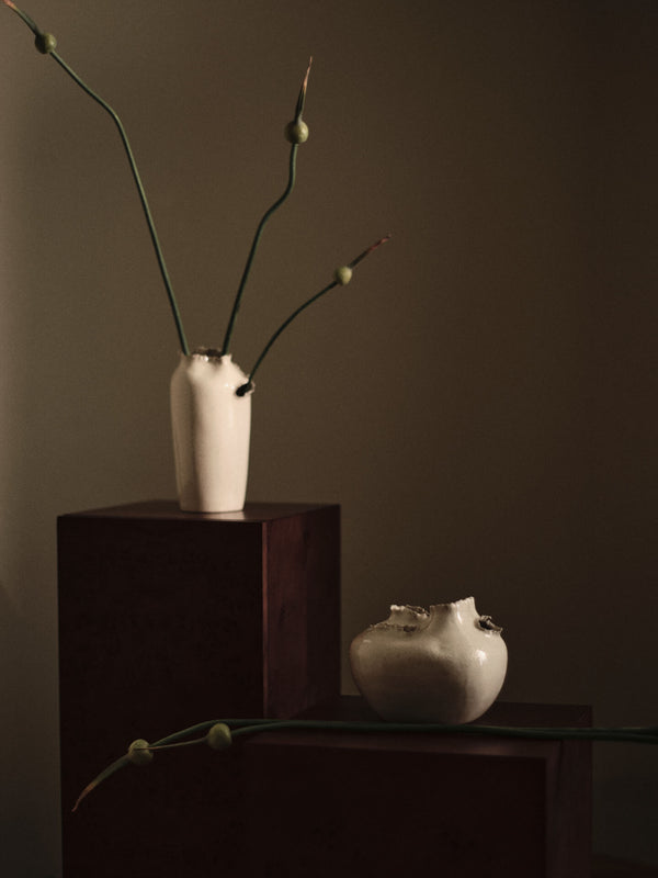 ferm LIVING Tereo Round Vase H18 cm