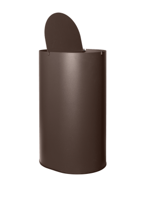 ferm LIVING Enkel Bin Large – Dark Chocolate