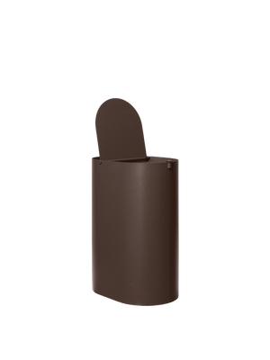 ferm LIVING Enkel Bin Small – Dark Chocolate