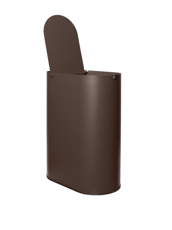 ferm LIVING Enkel Bin Medium – Dark Chocolate