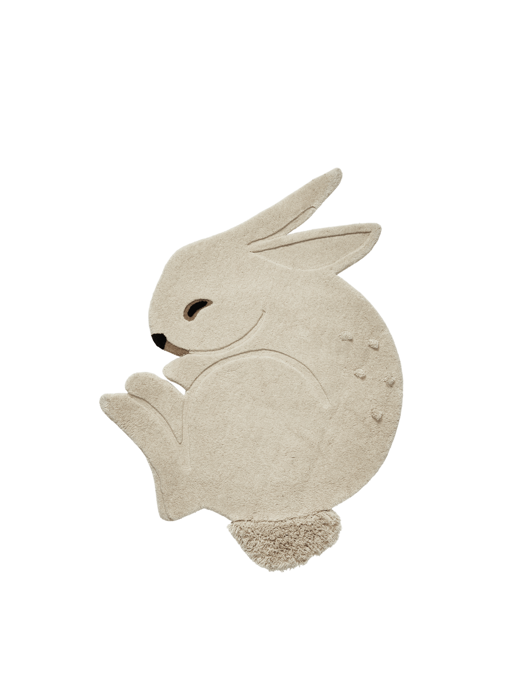 ferm LIVING Rabbit Tufted Rug – Off-white