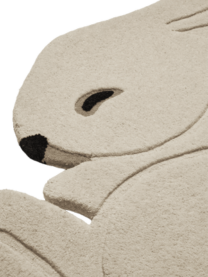 ferm LIVING Rabbit Tufted Rug – Off-white