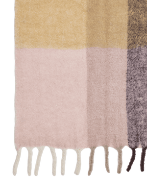 ferm LIVING Blur Mohair Blanket – Butter / Pale Rose