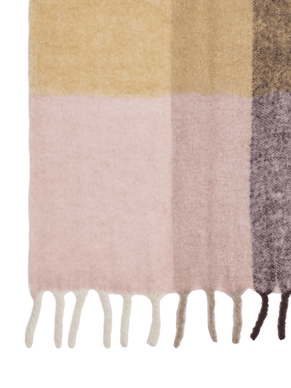 ferm LIVING Blur Mohair Blanket – Butter / Pale Rose