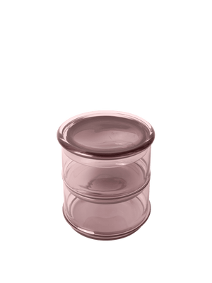 ferm LIVING Boya Stackable Containers Ø10.5 – Set of 2 – Mauve