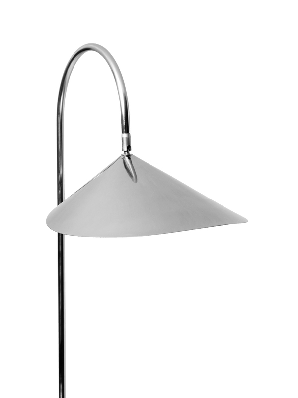 ferm LIVING Arum Floor Lamp – Stainless Steel