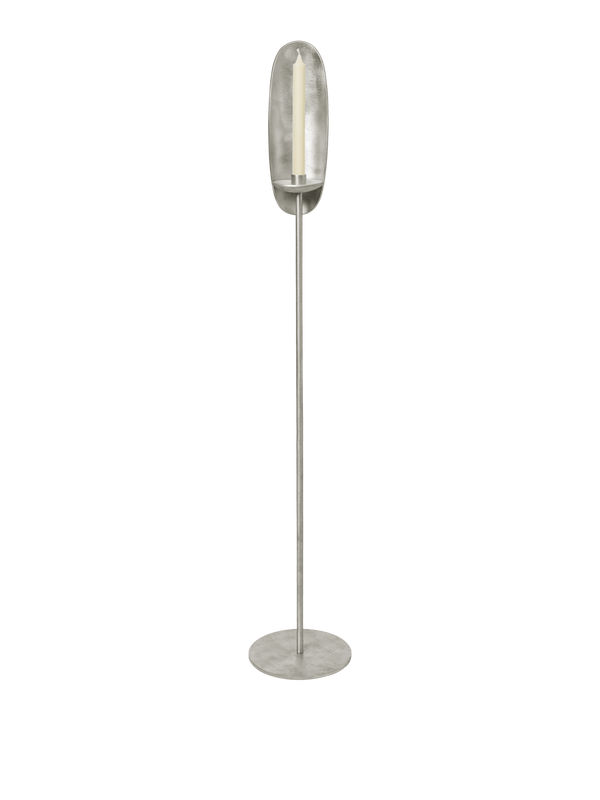 ferm LIVING Agapé Floor Candle Holder – Aluminium