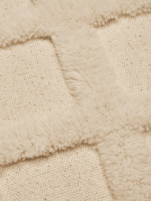ferm LIVING Norte Grid Cushion – Off-white