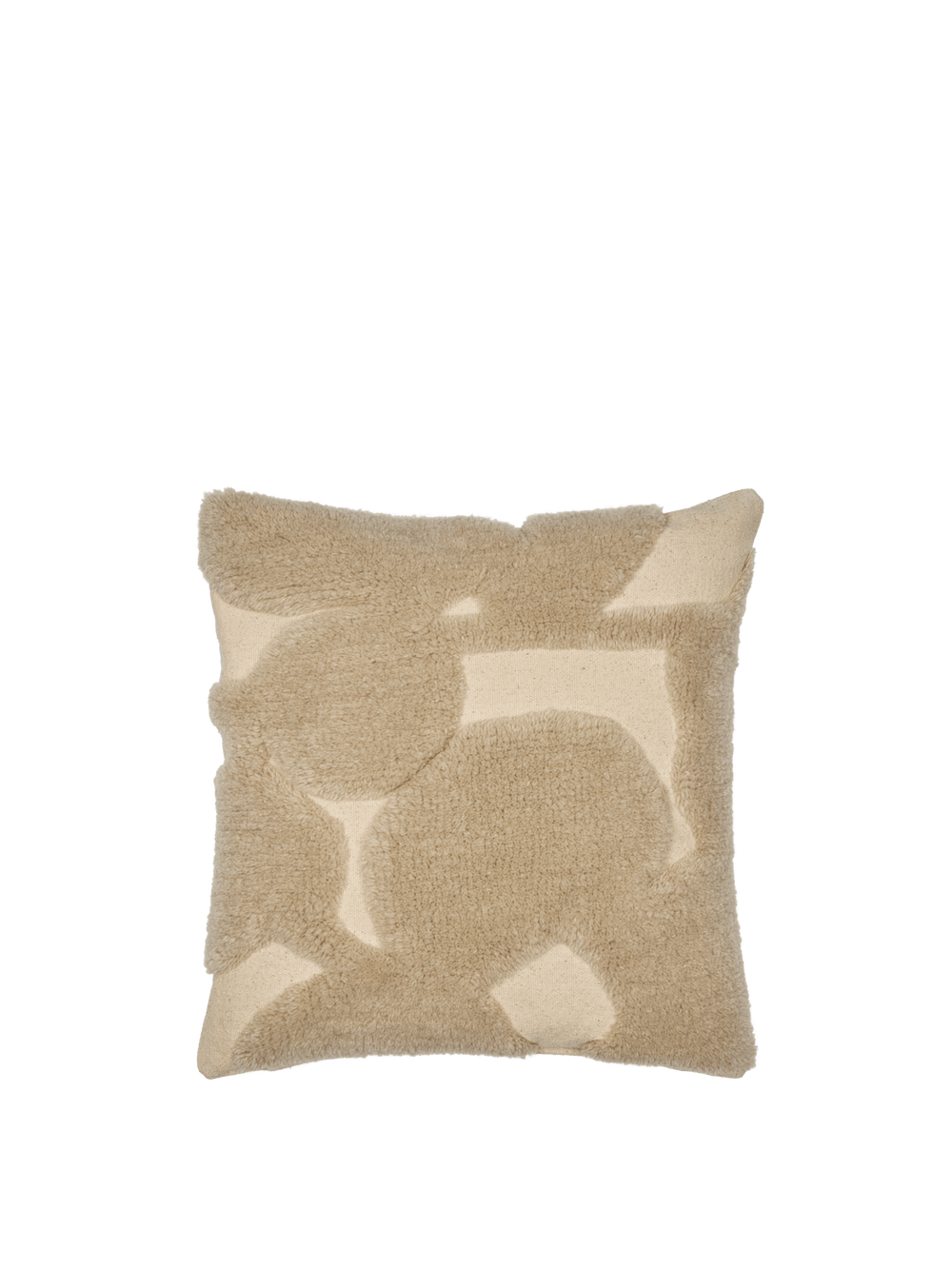 ferm LIVING Cilla Tufted Cushion – Off-white / Parchment