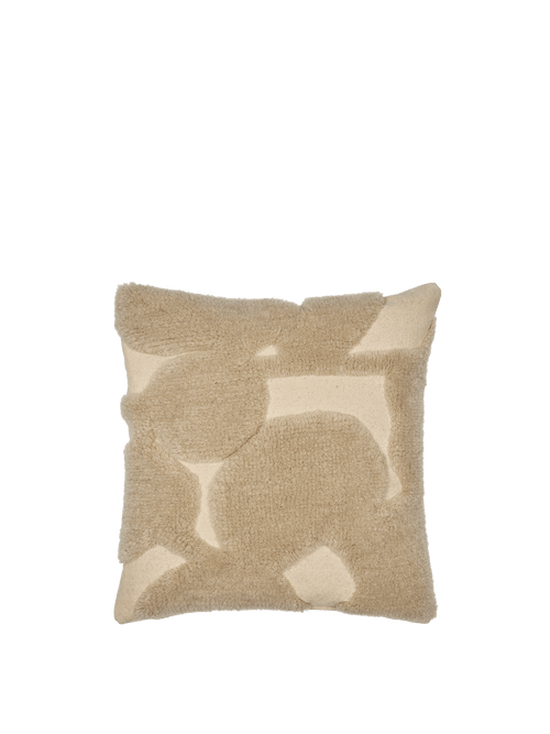 ferm LIVING Cilla Tufted Cushion – Off-white / Parchment