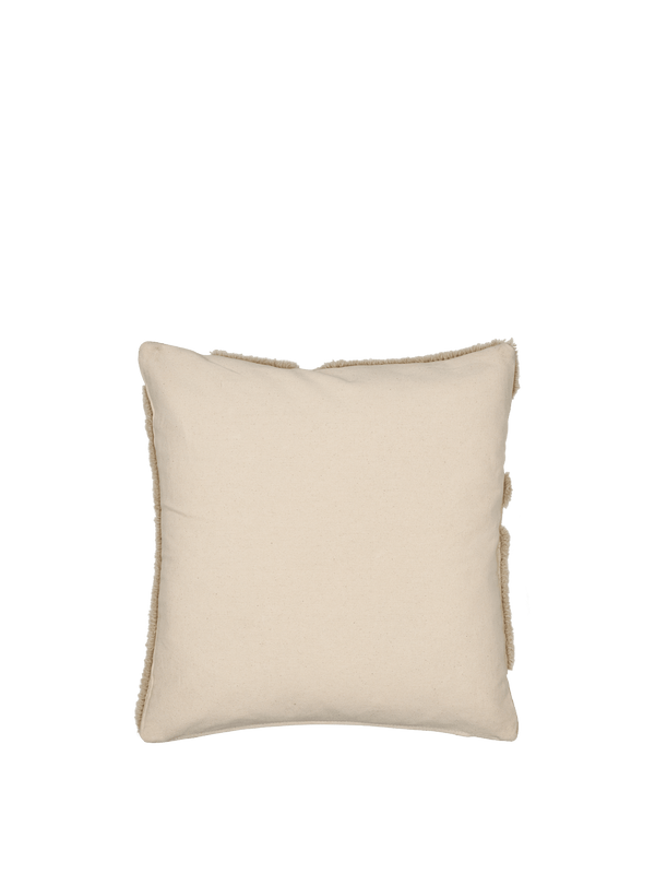 ferm LIVING Cilla Tufted Cushion – Off-white / Parchment