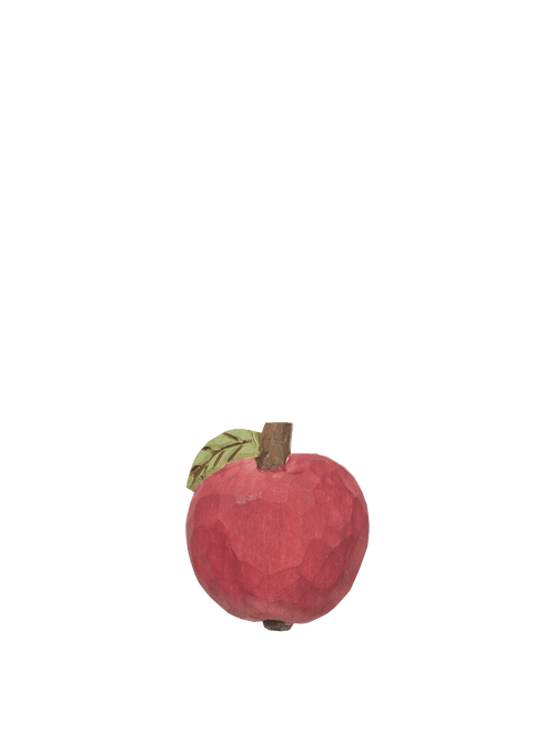 ferm LIVING Apple Hand-carved Hook – Poppy Red
